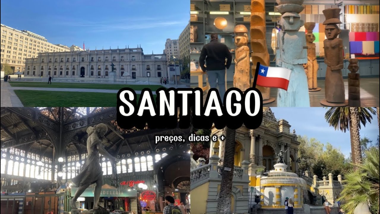 SANTIAGO CHILE | Centro Cultural, Mercado Central e Cerro Santa Lucía