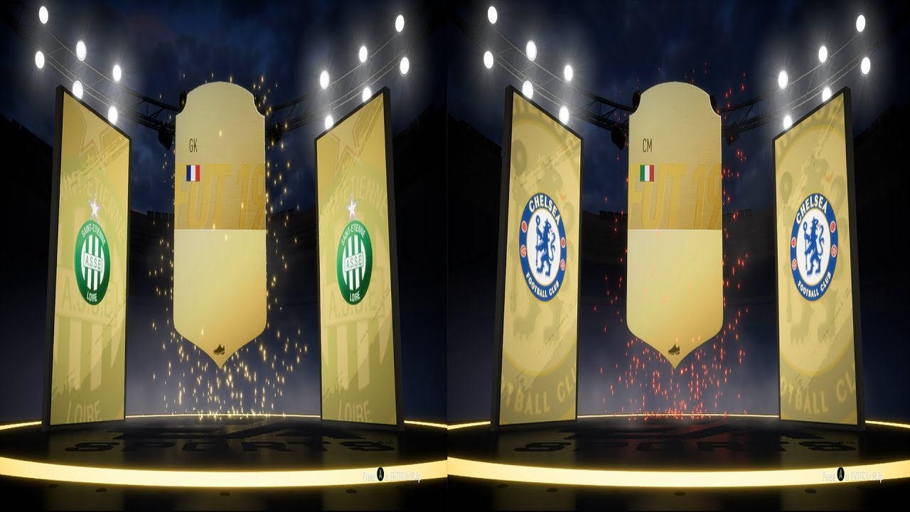 FIFA 19 2xJumbo Premium Gold + Two Rare Gold Players Pack Opening