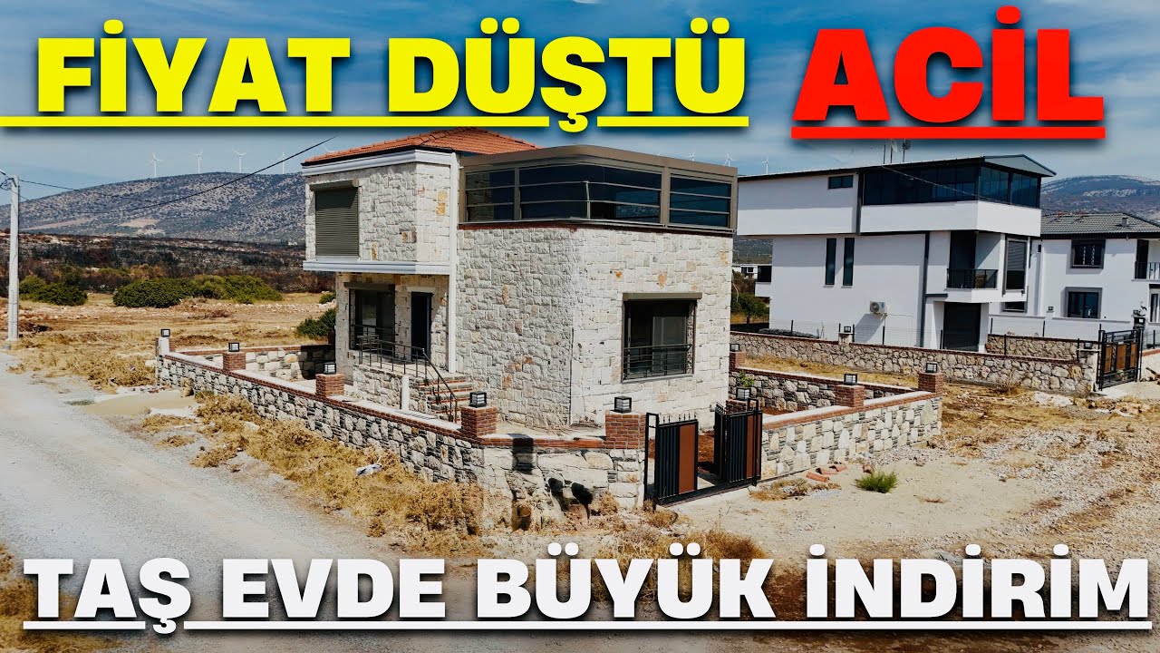 ❗️SATILDI❗️FİYAT DÜŞTÜ KISMİ ÖDEMEYE AÇIK VER TEKLİFİNİ AL ACİL SATILIK TAŞ EV DENİZ MANZARALI 
