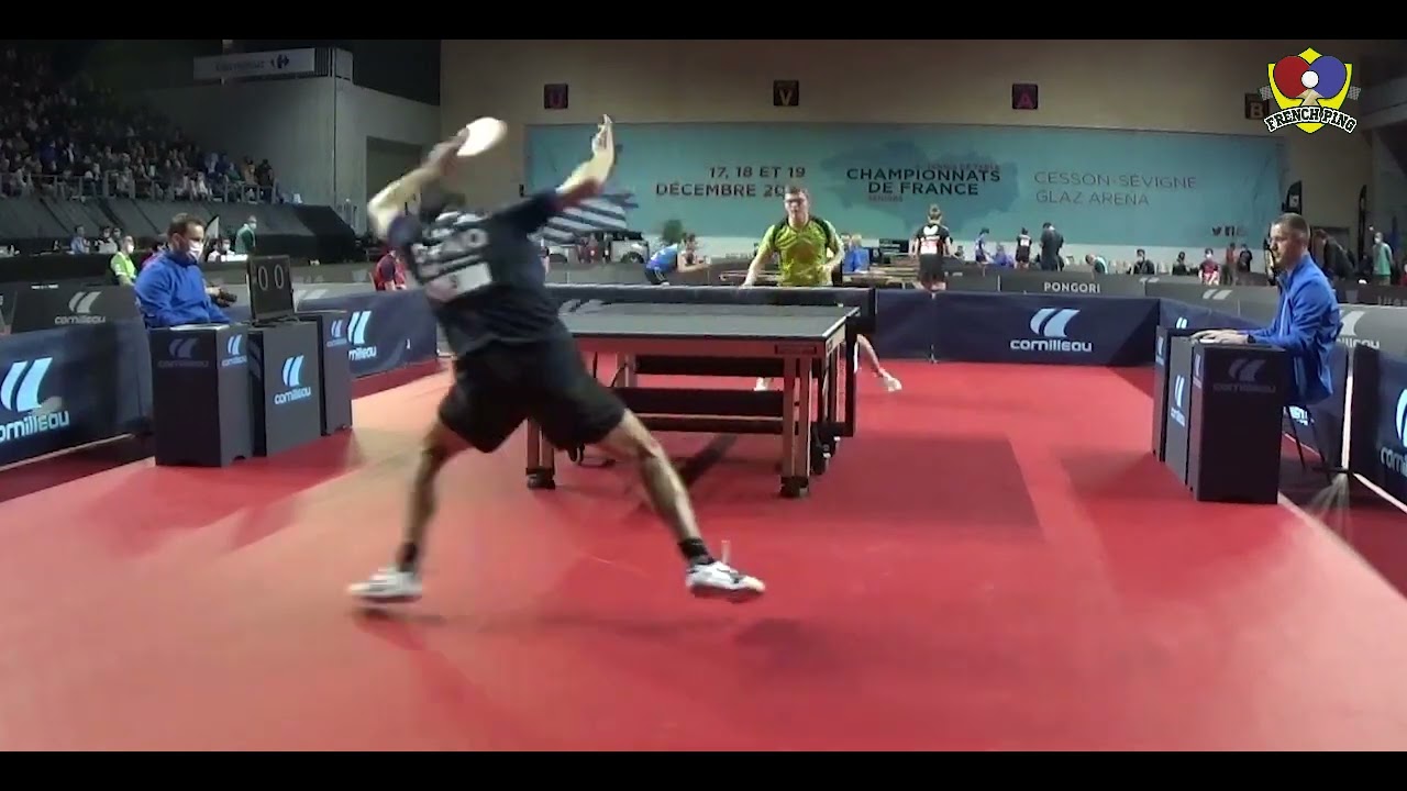 Alexis Lebrun VS Enzo Angles  |  Quart de finale championnats de France 2021 | Tennis de table 🏓