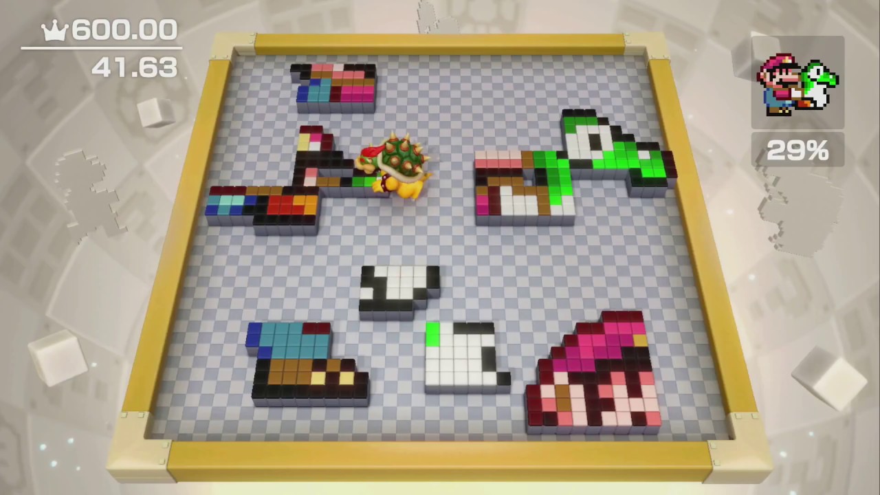 Stage 26: Mario & Baby Yoshi ~Puzzle Hustle~ Toad's Rec Room - Super Mario Party (Switch) 1bl