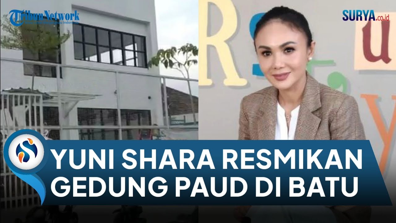 Yuni Shara Pulang Kampung ke Batu, Resmikan Gedung PAUD Modern di Jl Imam Bonjol