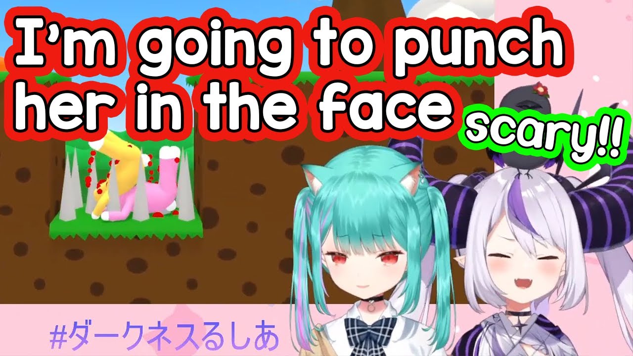 Bratty Laplus makes Rushia get Violent [Super Bunny Man Collab / ENG Subbed Hololive]