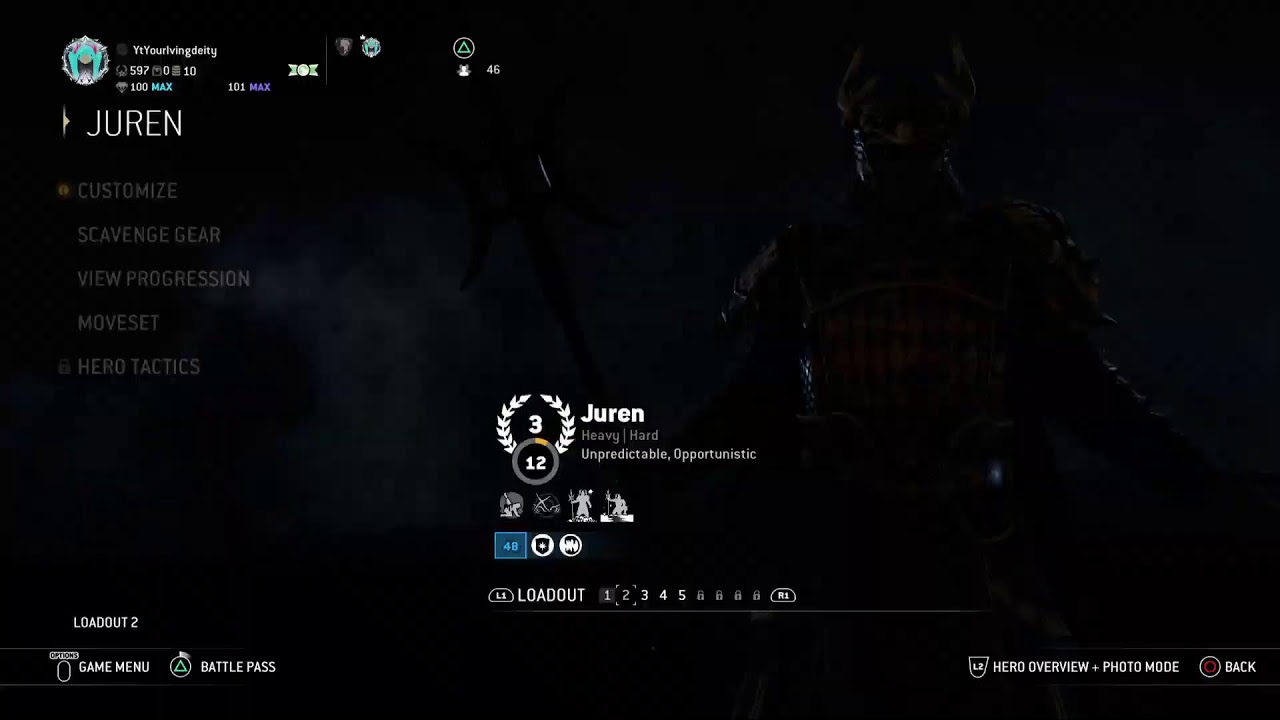 For Honor grinding out Juren