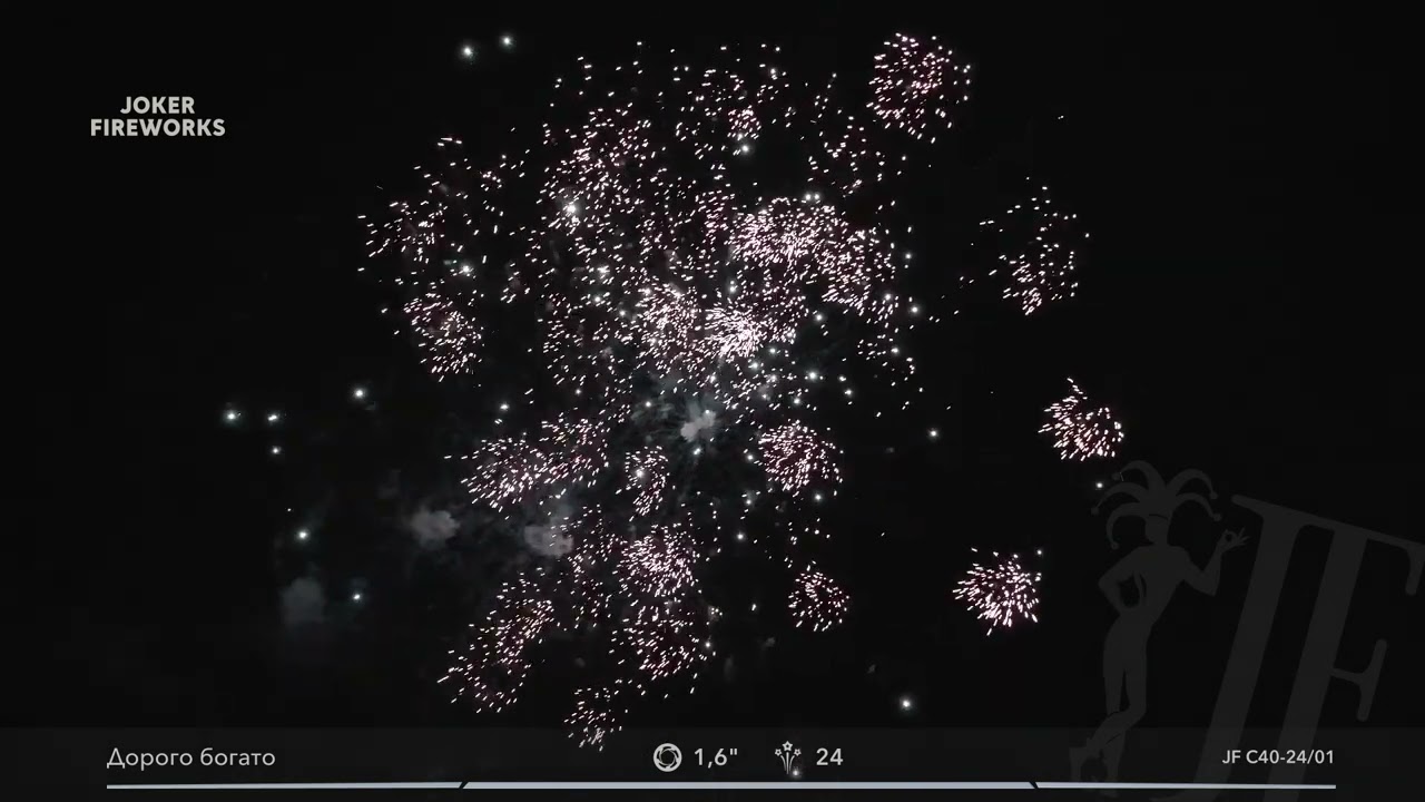 Салютная установка «Дорого богато» JF C40-24-01 от Joker Fireworks | Джокер Фейерверки