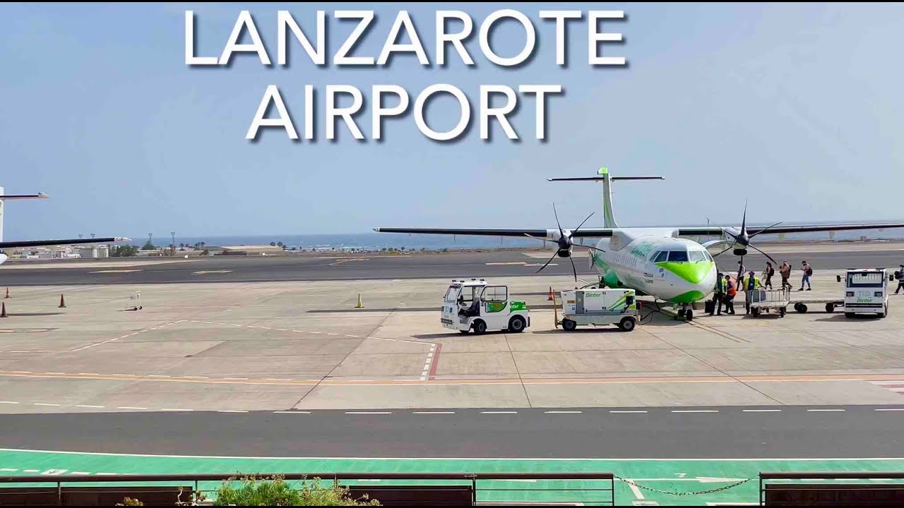 TakeOff From Lanzarote Airport (ACE) - 4K