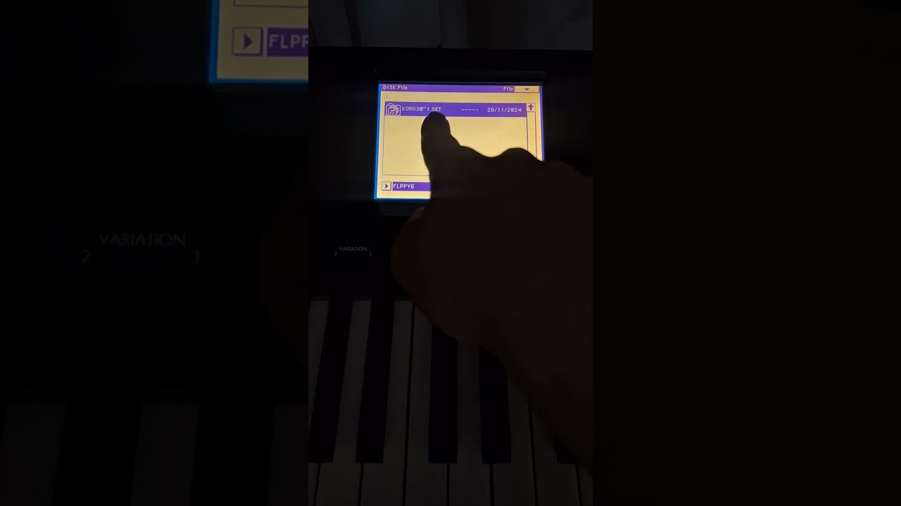 KORG İ30 SET YÜKLEME
