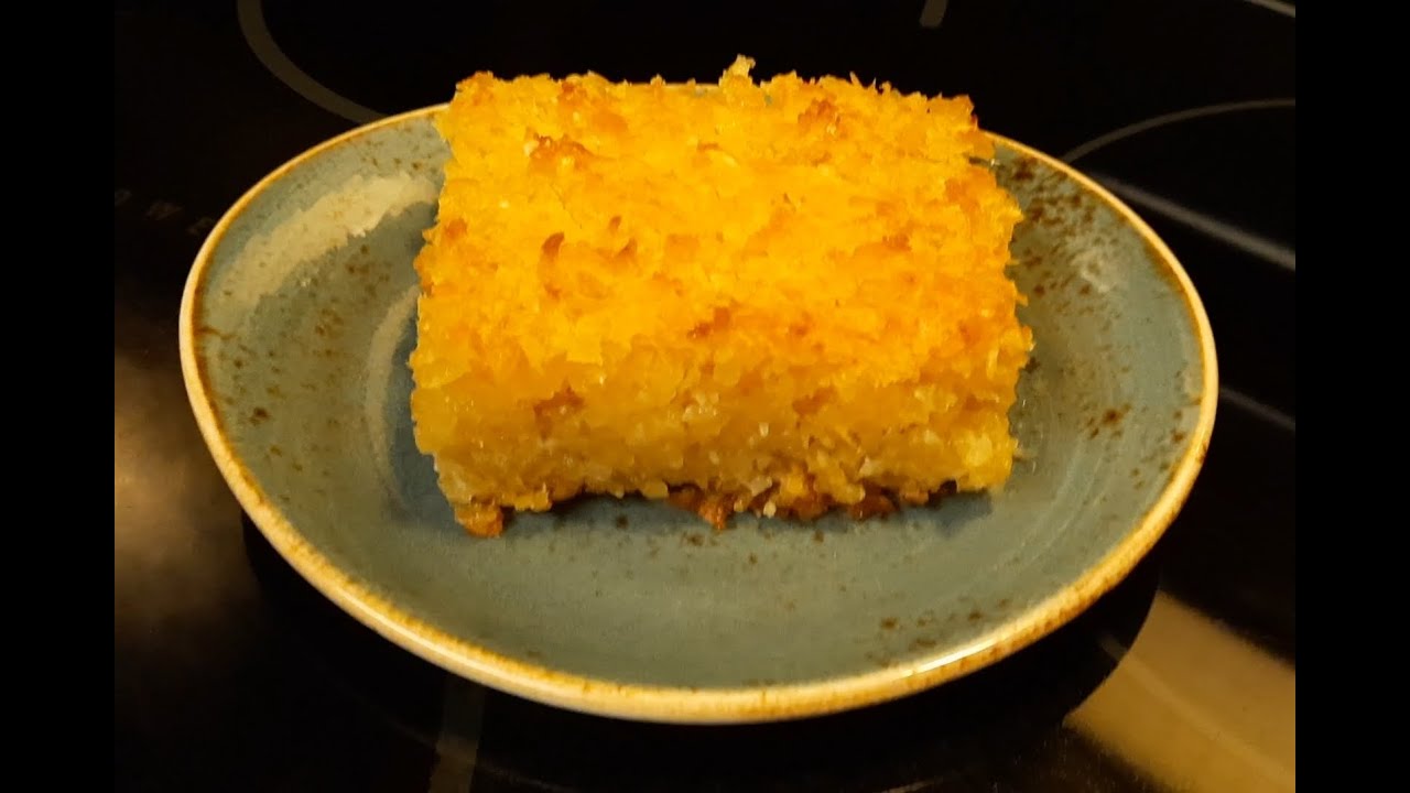 Postre de Yuca con Coco, una auténtica delicia, Cassava and Coconut desert, Cocinando con Irina.