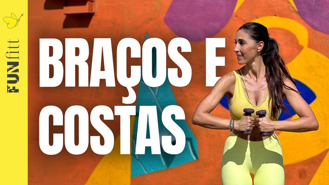 Elimine Gordura dos Braços e Costas com Pesos | Rotina Rápida e Eficiente