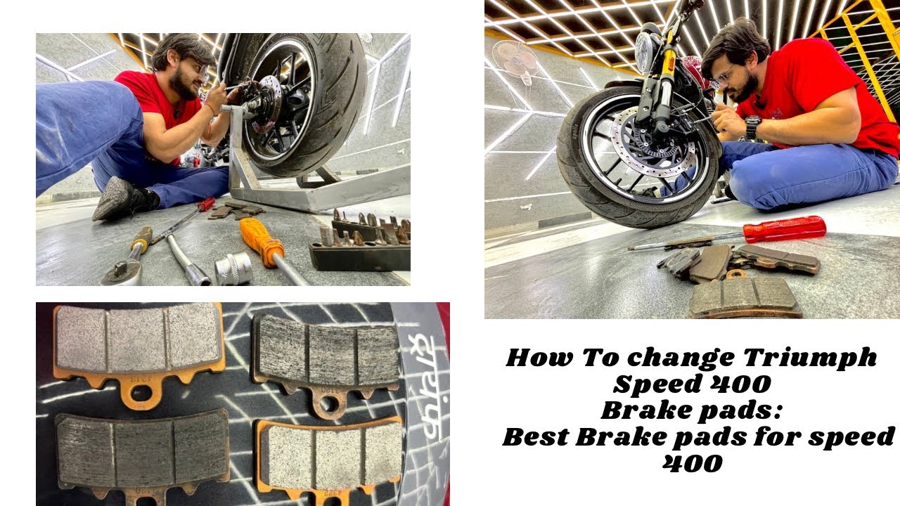 How to change Triumph Speed 400 Brake Pads|Brembo Brake pads For Speed 400|