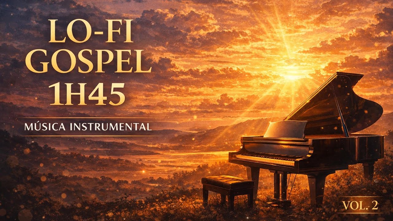 Lo-Fi Gospel 1 Hora e 45 Minutos 🙏 Instrumental para Oração, Paz e Estudo
