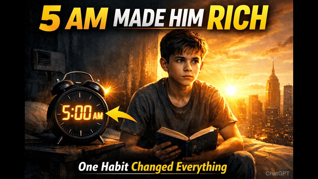 Which One Habit that  at 5 AM Made Him Rich in Life”