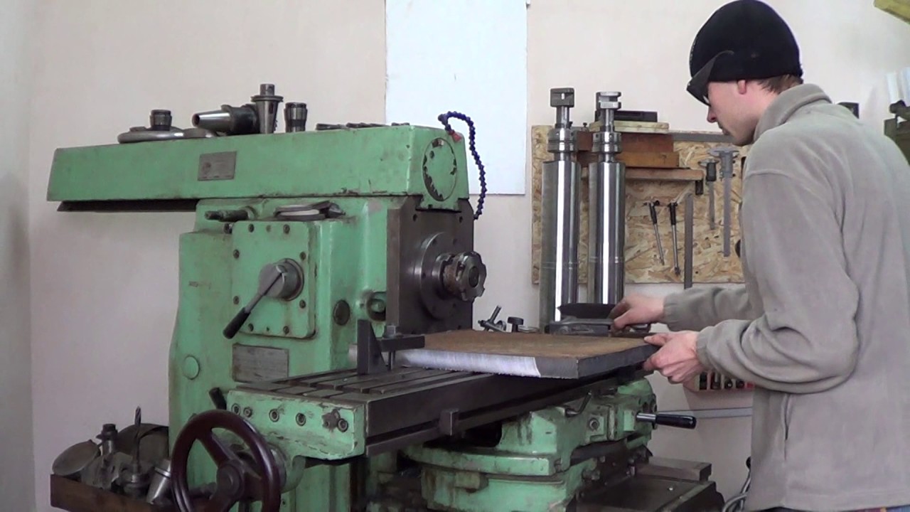 Фрезеровка плиты 30 мм