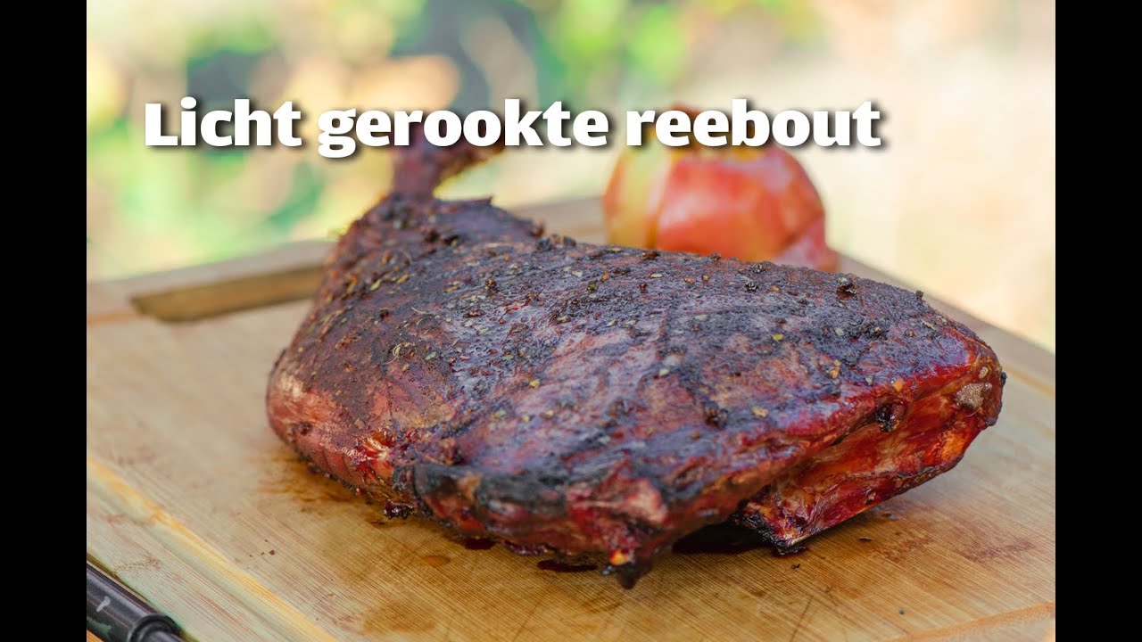 Licht gerookte reebout met gepofte appels | Fire&Food TV