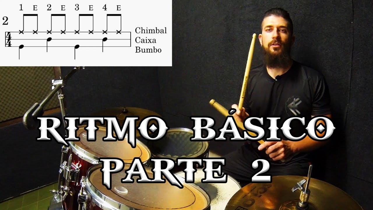RITMO BÁSICO NA BATERIA (PARTE 2)