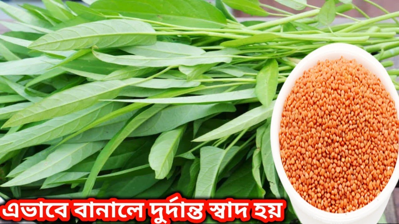 কলমি শাকের রেসিপি মুসুর ডাল দিয়ে//এভাবে বানালে ভাত,রুটি সব খাওয়া দাওয়া//Kolmi Shaker Recipe Musur