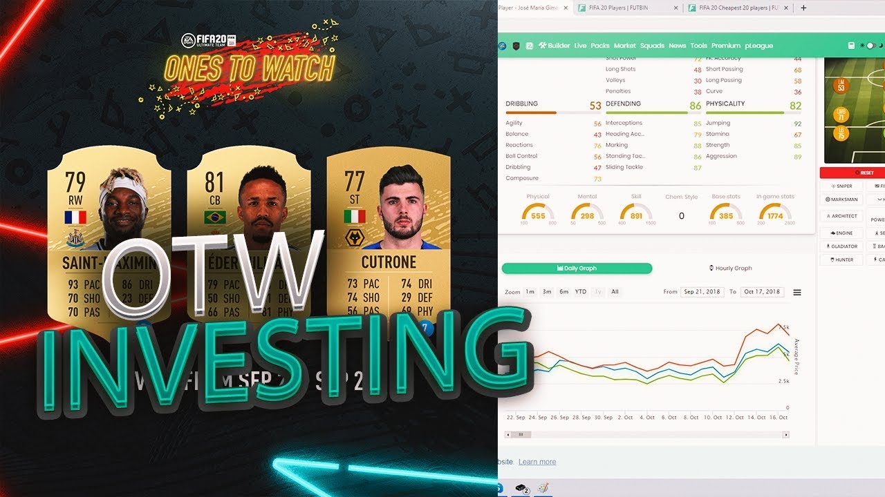 Ones to watch OTW SBC investing FIFA20