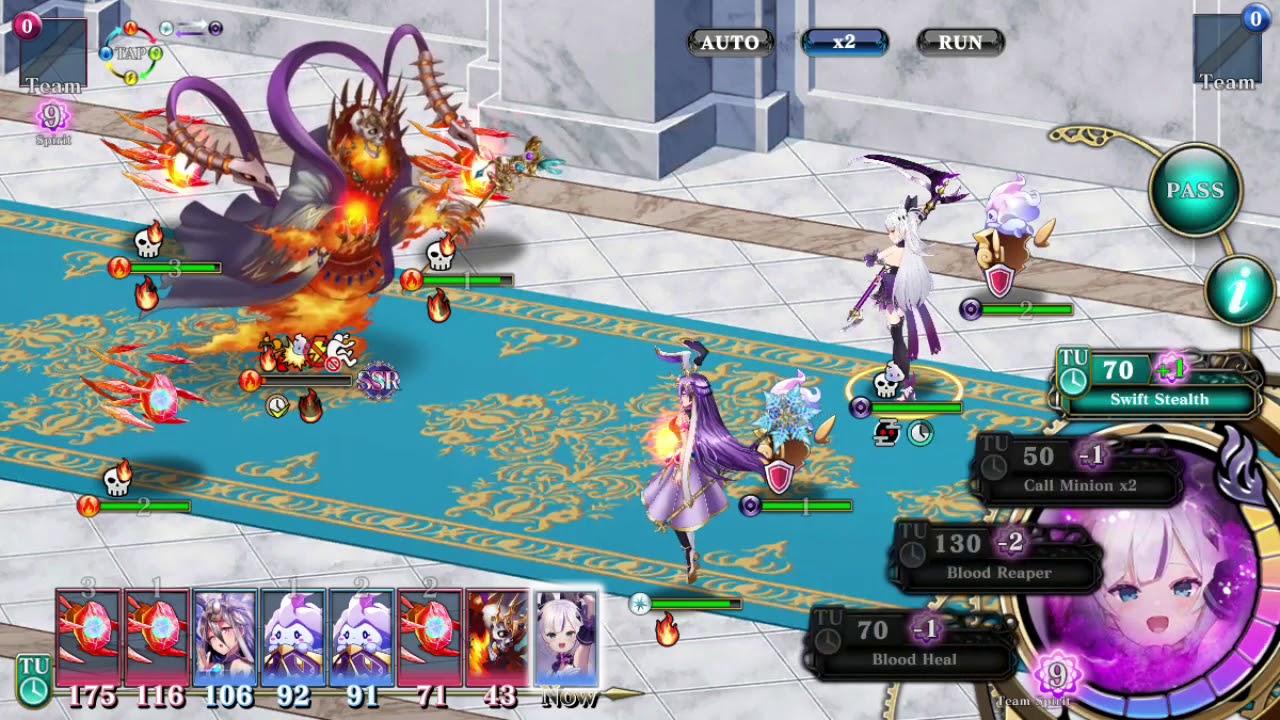 Act 7 Chapter 3 boss  vs 4 ssr units (hard) challenge Evertale