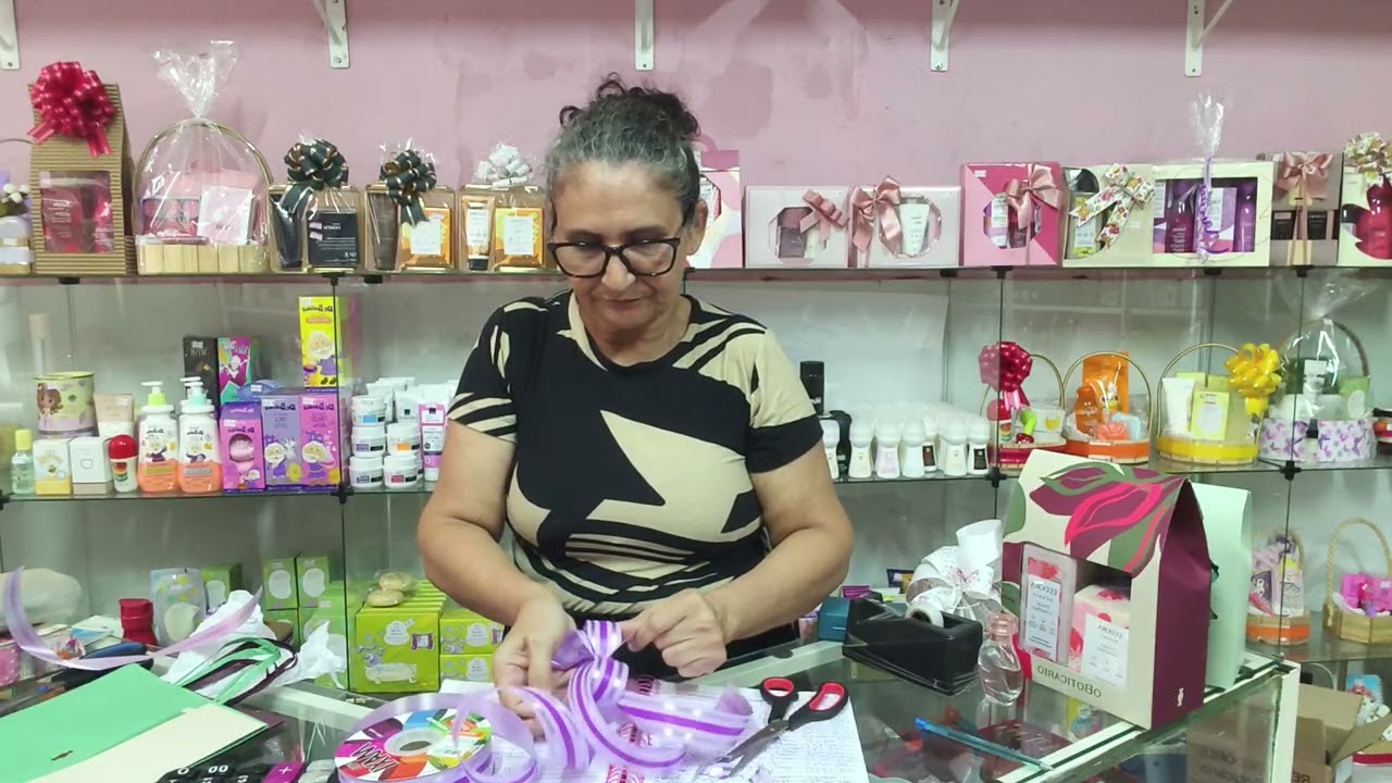 Passo a passo do laço bola e como faço a ceda na sacola 