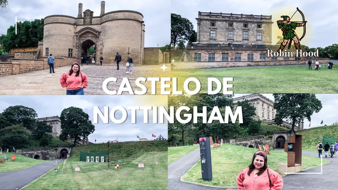 CASTELO de Nottingham | A Cidade do ROBIN HOOD | Exposição de Moda em Nottingham