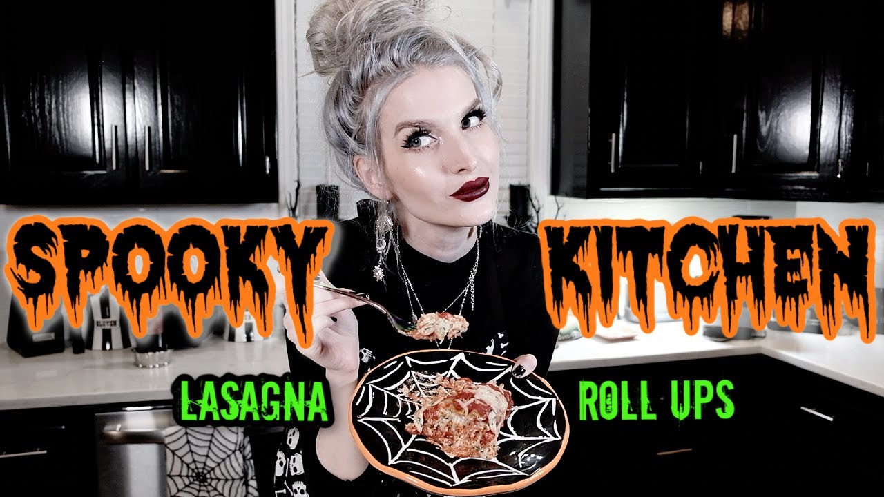 Spooky Kitchen: Spinach Artichoke Lasagna Roll-Ups!!!!