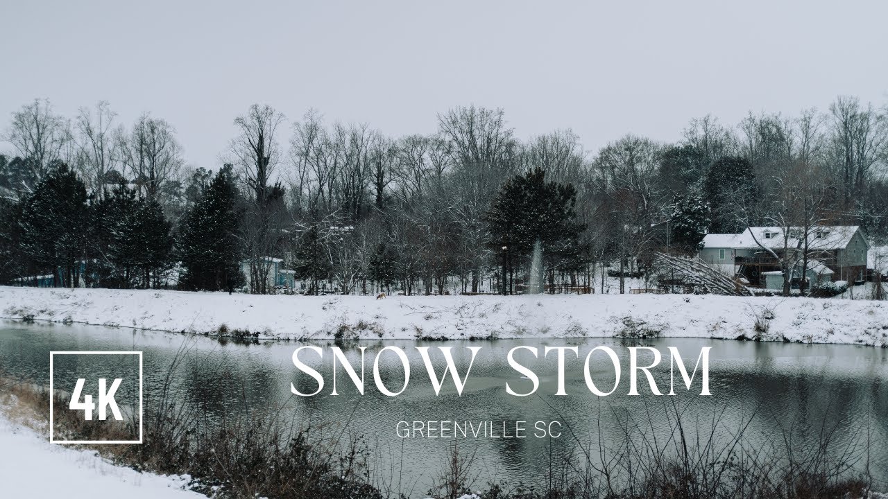 SNOW STORM GREENVILLE SC 2026-4K