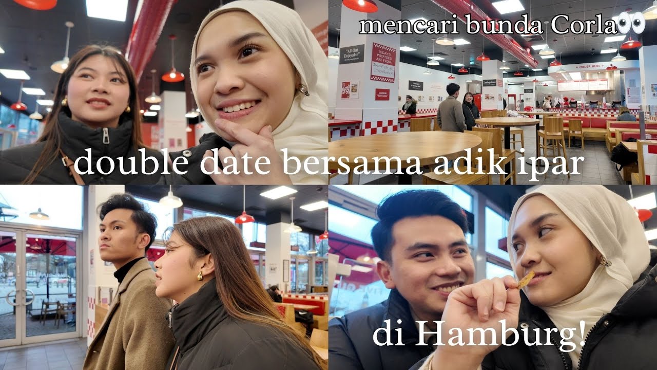 NYARI BUNDA CORLA KE FIVE GUYS HAMBURG👀  | Aquira & Chiesa's Digital Diary