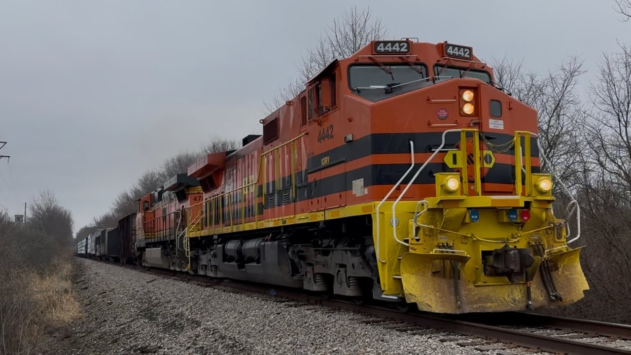 A Couple I&O Trains on the Old DT&I