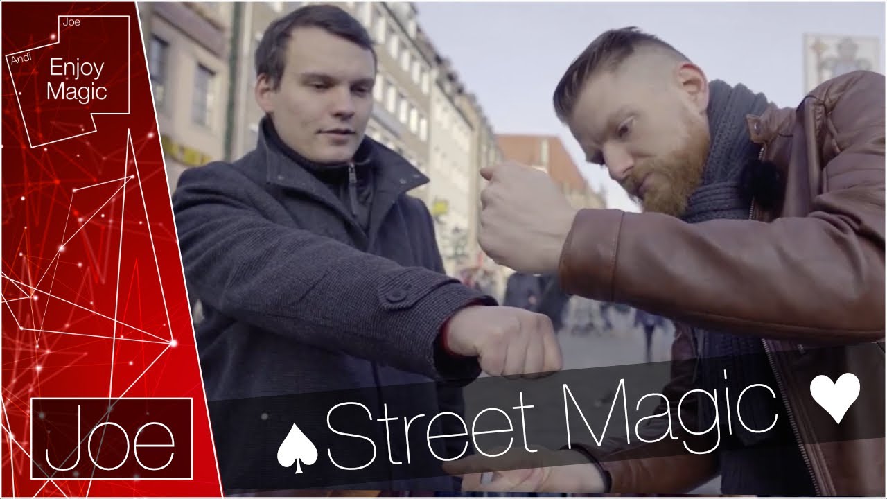 ♥️♣️Verwandlung in Zuschauerhand♦️♠️ ||Street Magic mit Joe von Enjoy Magic ||