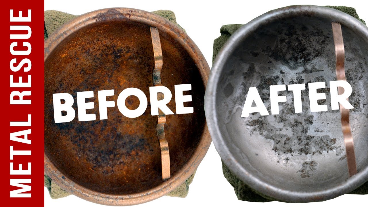 How To Remove Rust From A Vintage/Old Ashtray Using Metal Rescue Rust Remover GEL