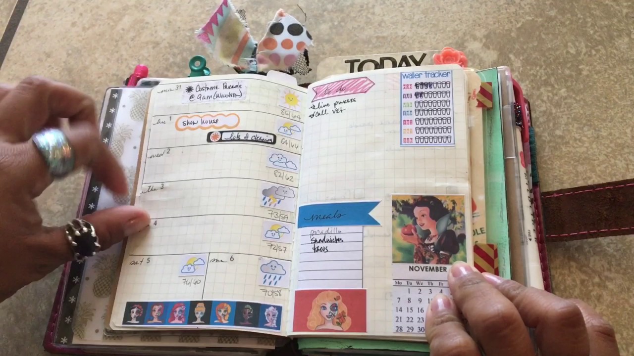Updated A6 Traveler's Notebook Flip Through