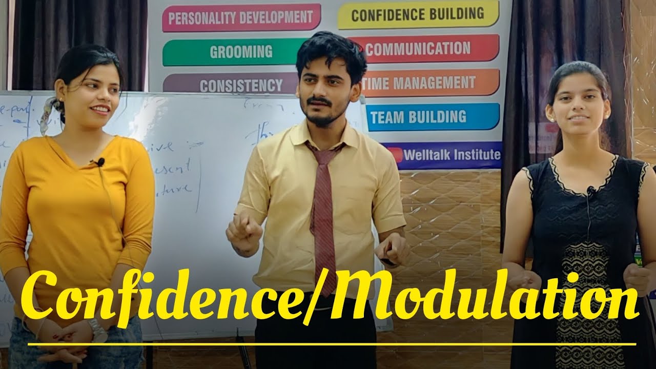 Working on Confidence and modulation | Confidence Buliding | Public speaking | Spoken English