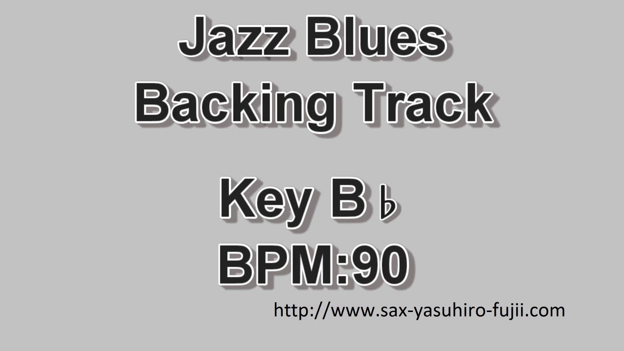 Jazz Blues - Key Bb - BPM 90 - Backing Track