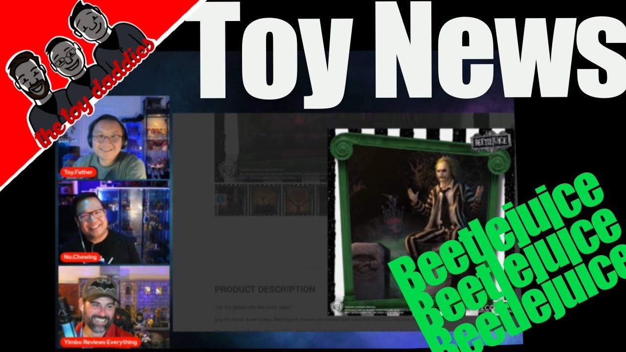 Toy Daddies Toy News Mezco Beetlejuice