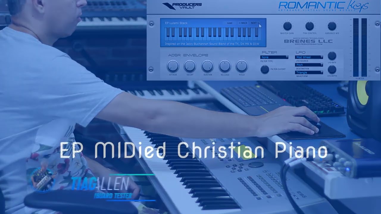 Romantic Keys VST created by Marcio Brenes for Producers Vault Product DEMO & Walkthrough