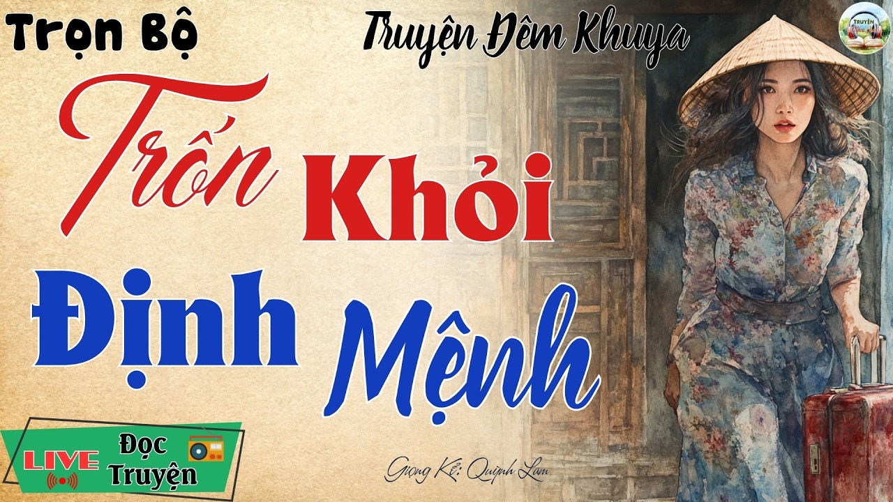 Truyện hay đêm nay - Nghe ngay kẻo tiếc: Trốn Khỏi Định Mệnh - Nghe kể truyện đêm khuya Việt Nam