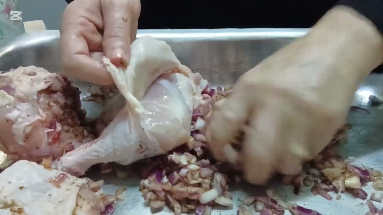 انسوا الطريقة القديمة لشوى الفراخ 🪿🦆🐓و تعالوا ندلعها💃🏻 على طريقتى 🍊🍋🫐🍅
