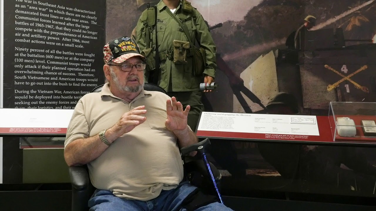 1ID Vietnam Veteran George Bowman recounts his time in Vietnam 55 years ago