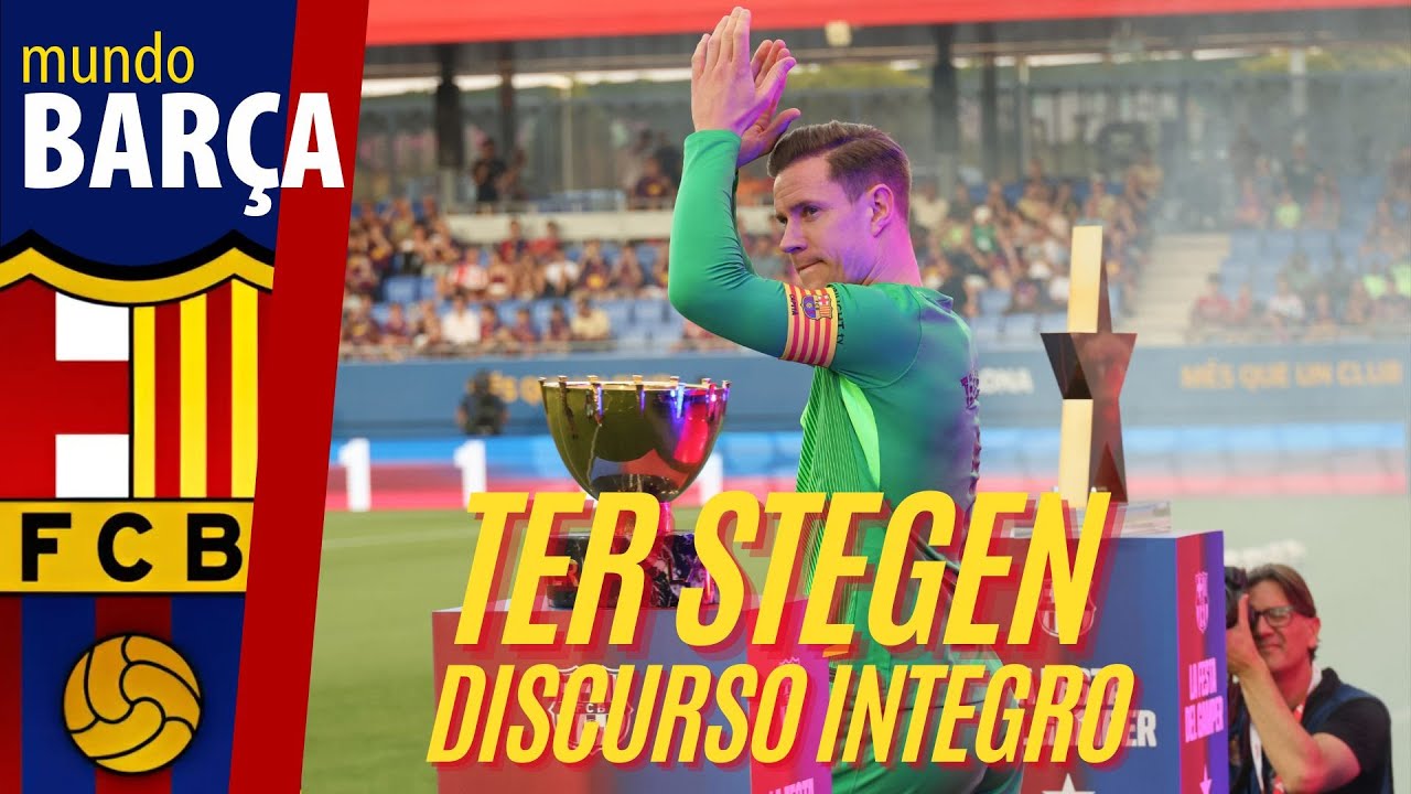 BARÇA | Discurso ÍNTEGRO de TER STEGEN, capitán del FC BARCELONA | TROFEO JOAN GAMPER