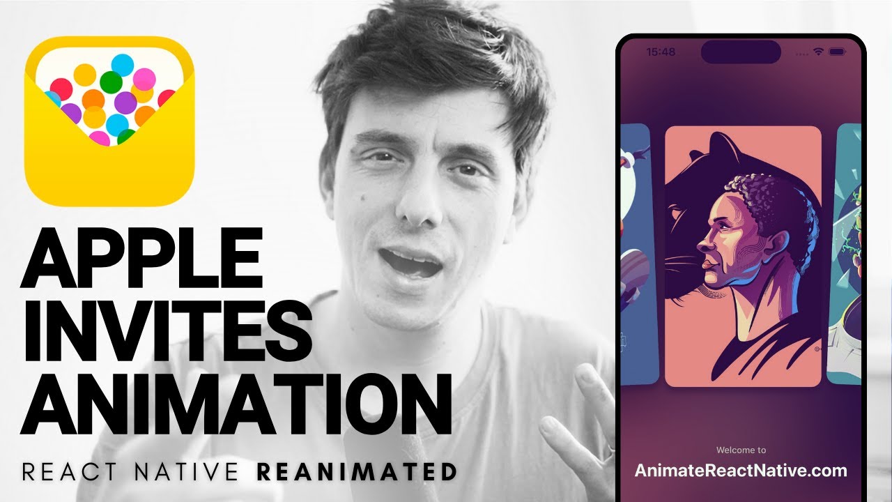 React Native Apple Invites animation