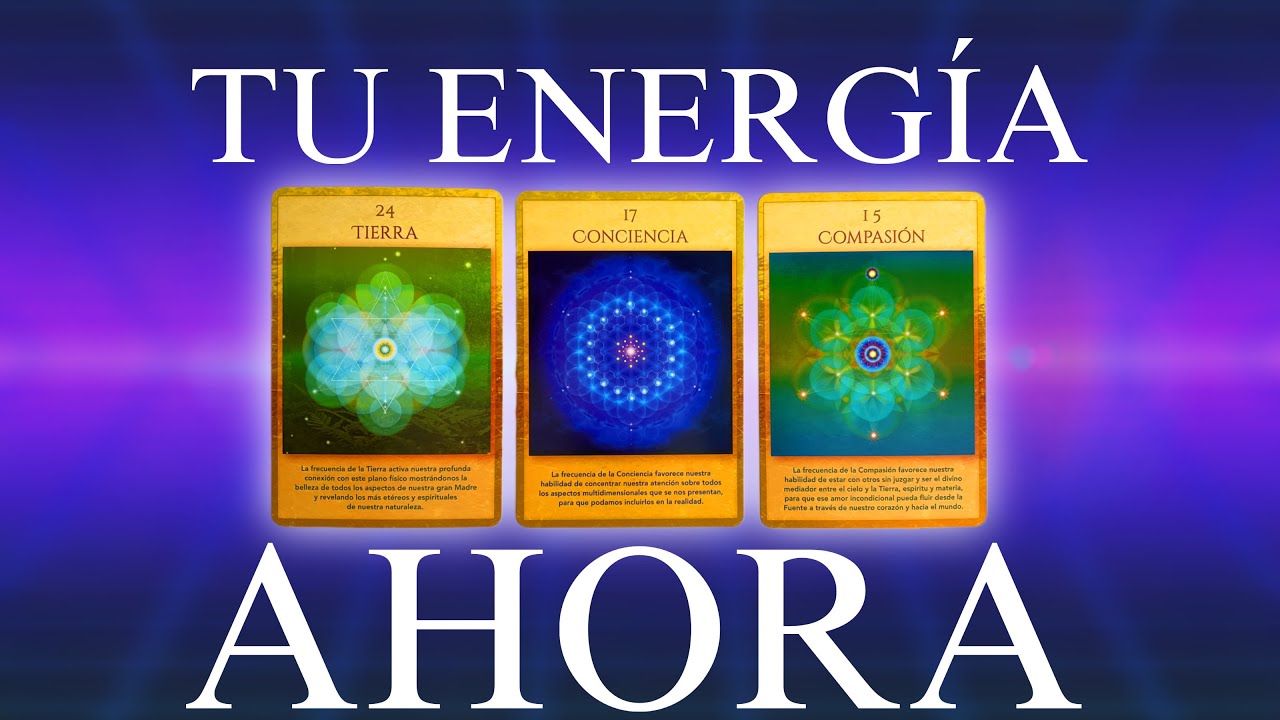 Así esta TU ENERGÍA ⚡️ en este momento 🔮ESCOGE UNA PILA🔮Tarot del Sol