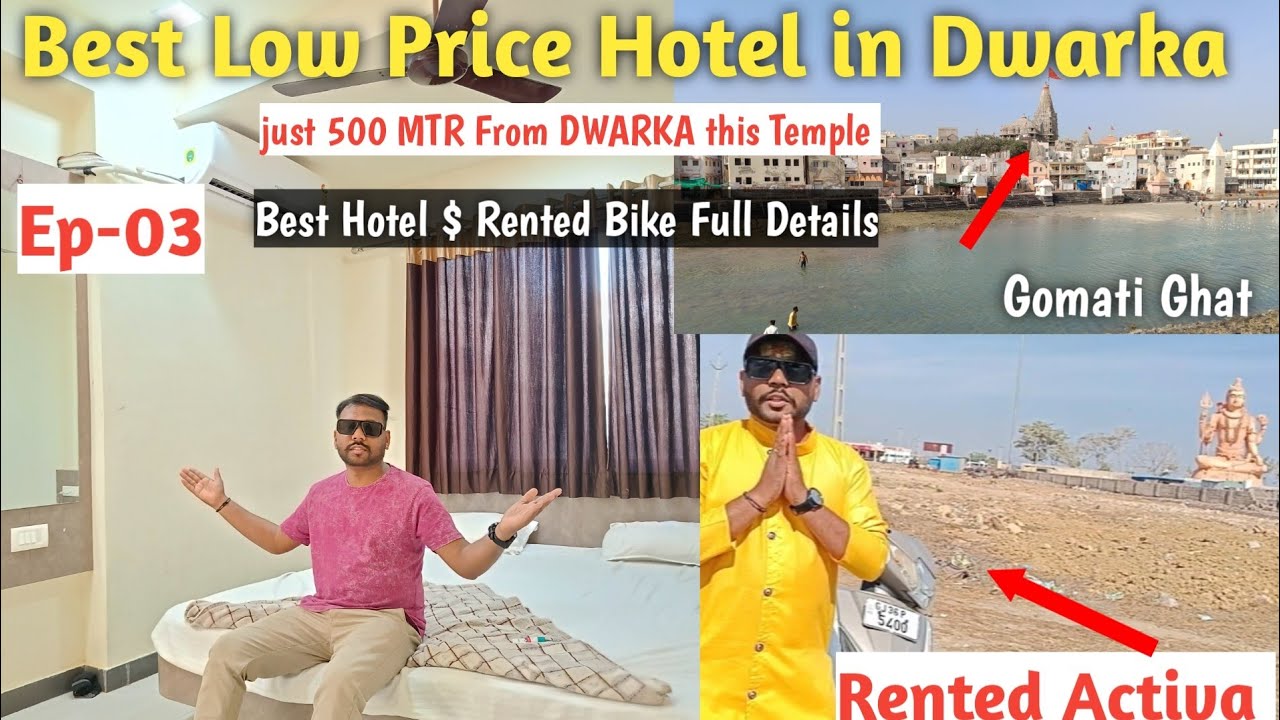 Cheapest Accommodation in dwarka|Bike -Activa on rent in dwarka |Budget dharmshala in dwarka