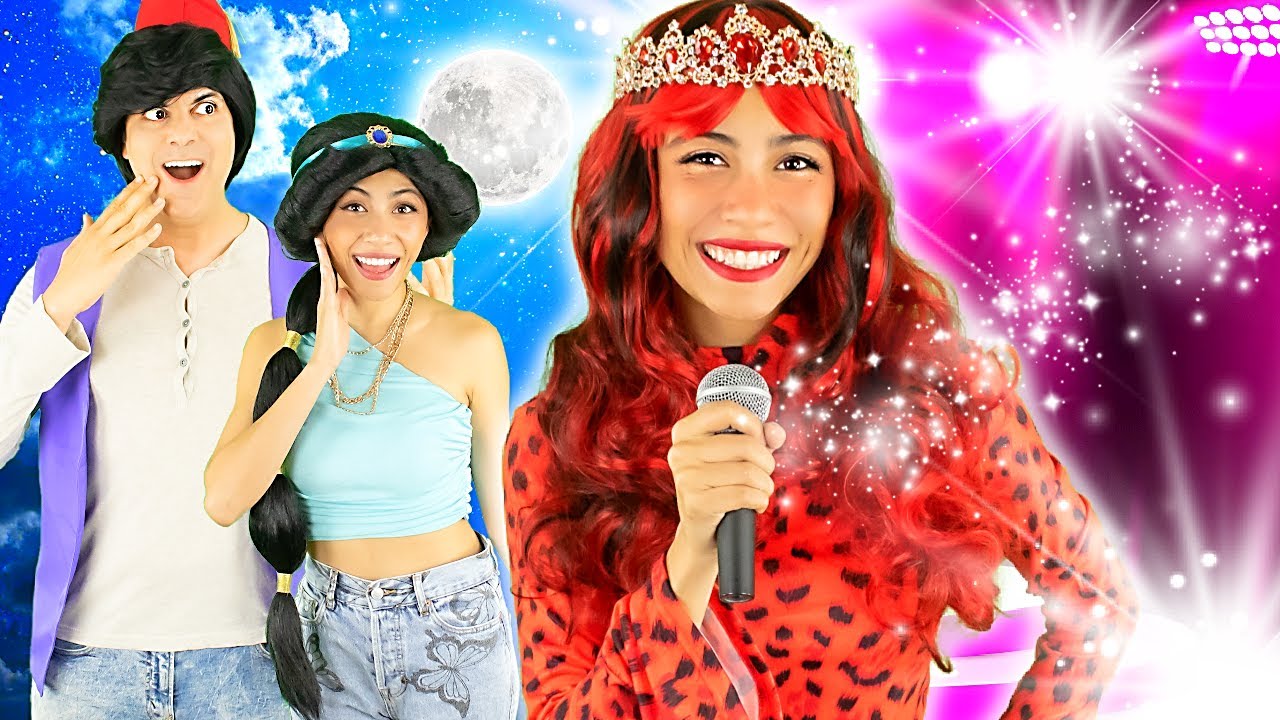 JASMINE’s DAUGHTER is a POPSTAR! Aladdin and Jasmine Have a Daughter | COSPLAY for TEENS