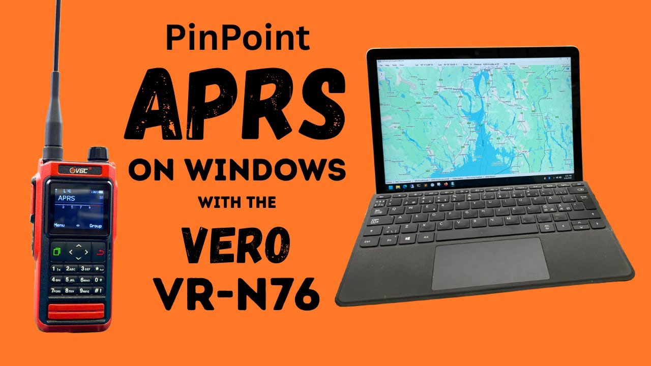 PinPoint APRS в Windows с Vero VR-N76