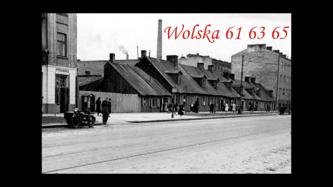 ulica Wolska w Warszawie 1938 rok
