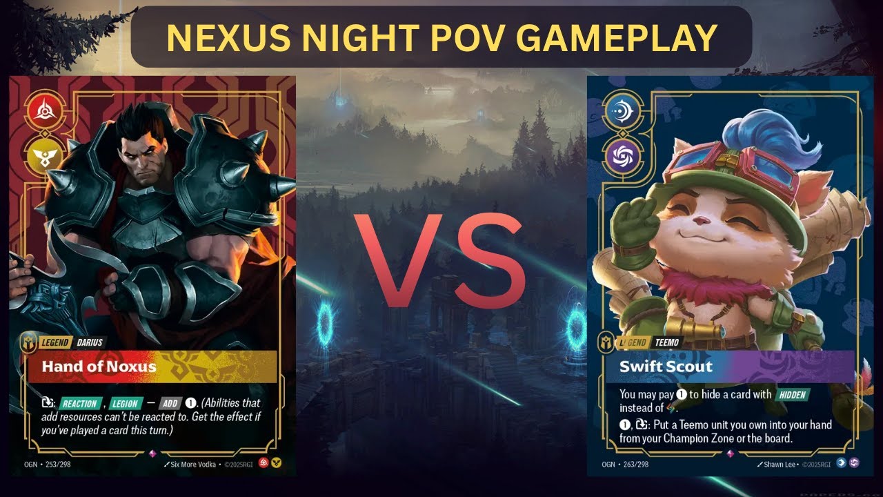Riftbound Nexus Night: Darius Vs Teemo Bo1