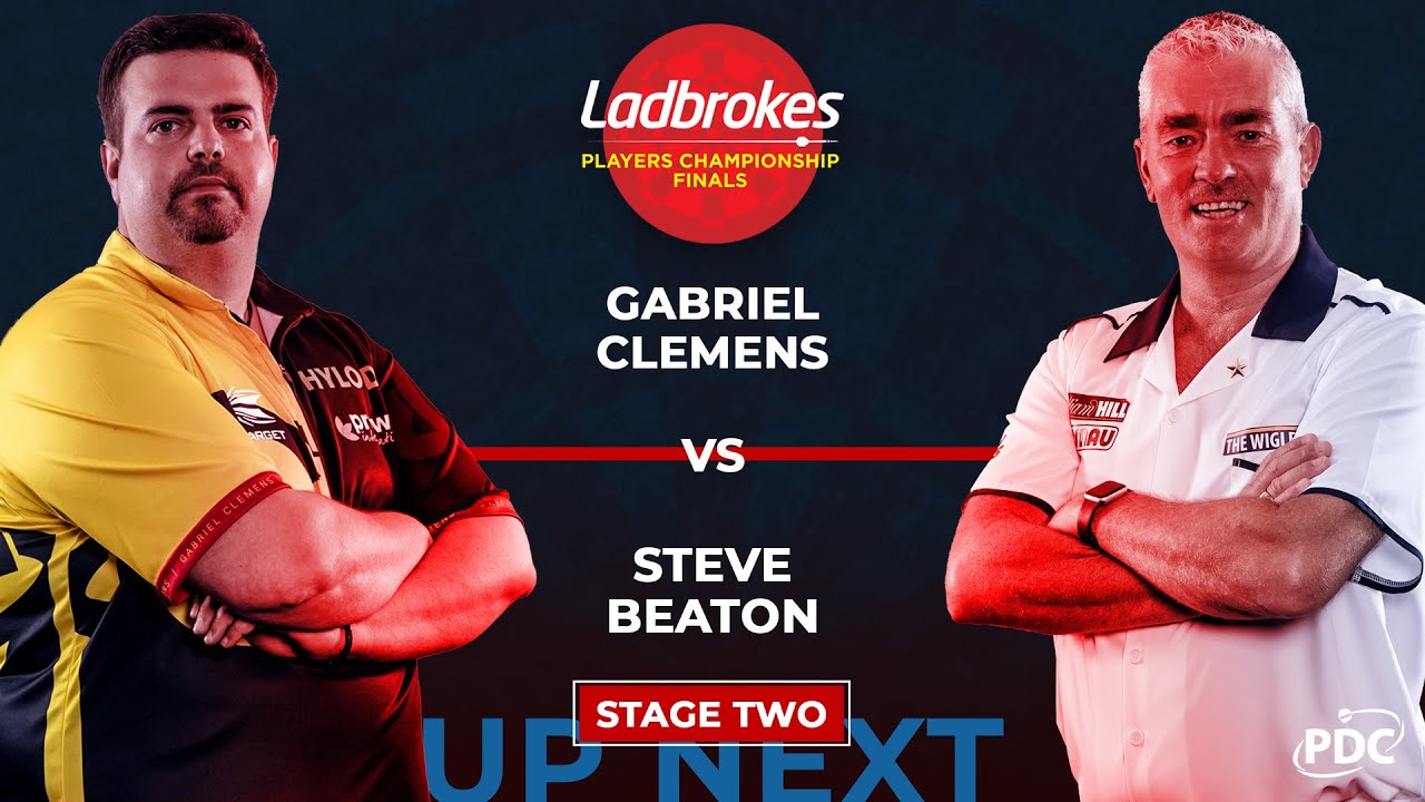 PDC Players Championship Finals 2021 11 26 - Gabriel Clemens vs Steve Beaton - ENG