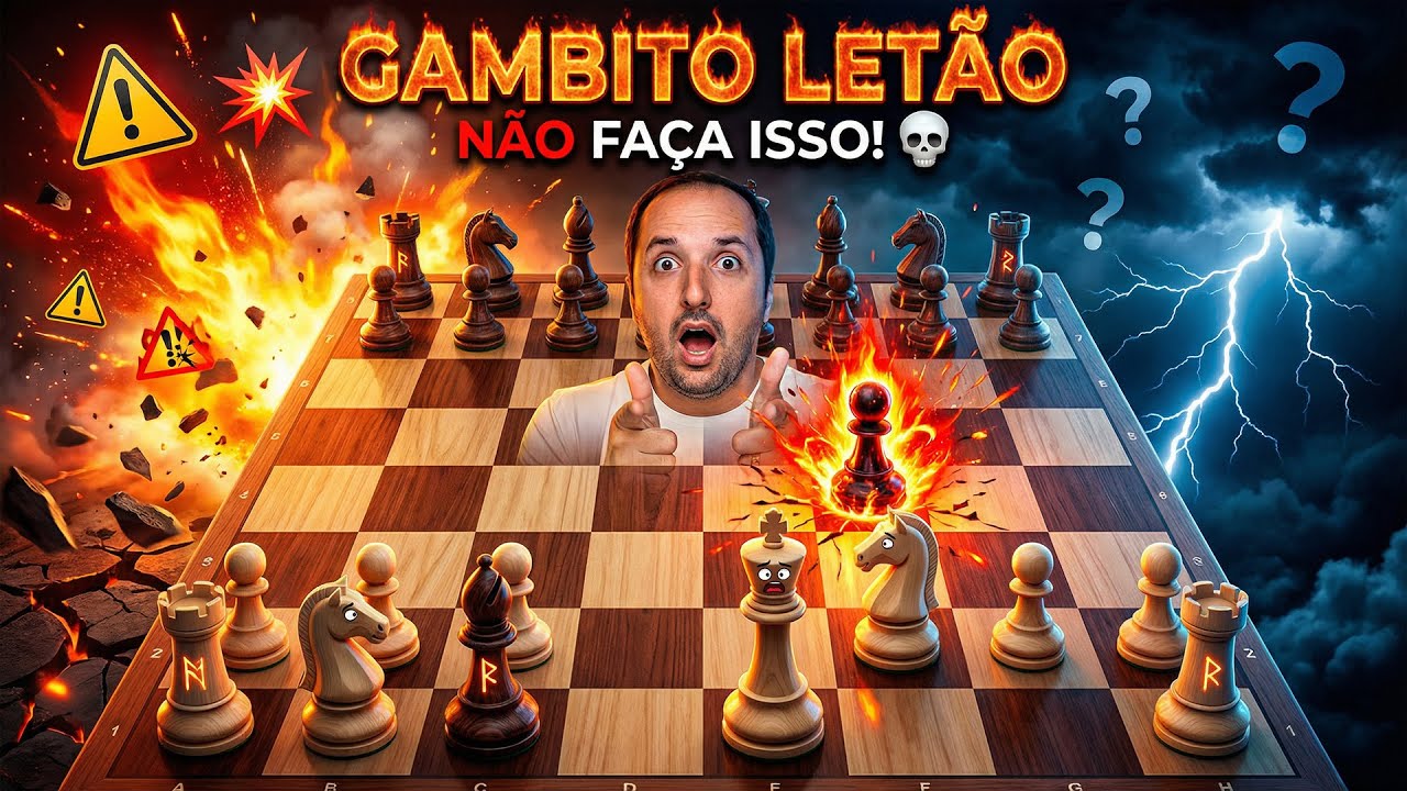 Joguei o Gambito Letão (não faça isso 😬)