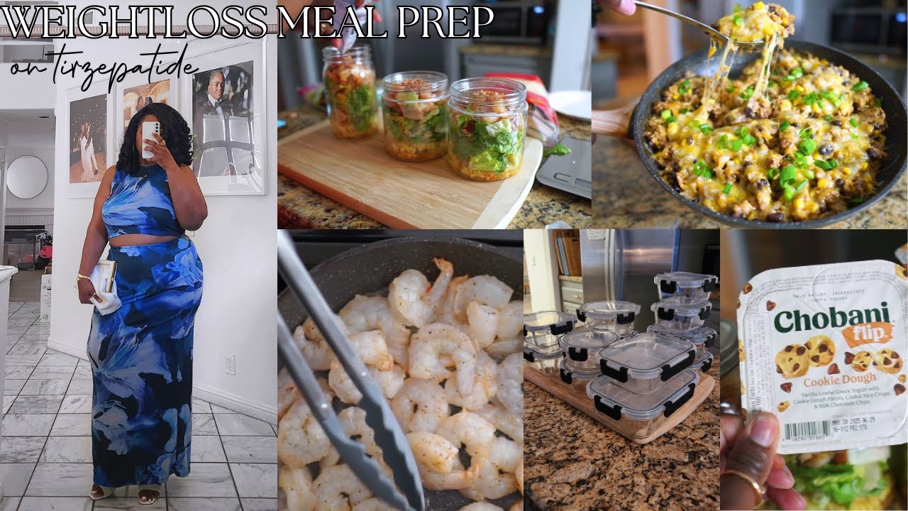 Let's LOCK IN! Meal Prep for WEIGHT LOSS! 1700 Calorie Deficit | GLP-1 + Update!
