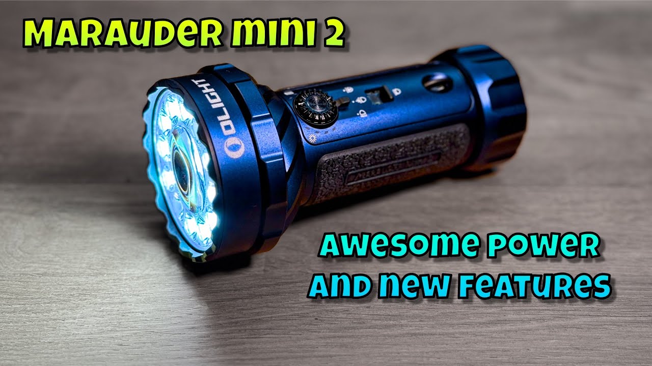 Olight Marauder mini 2 — невероятная мощность для такого размера